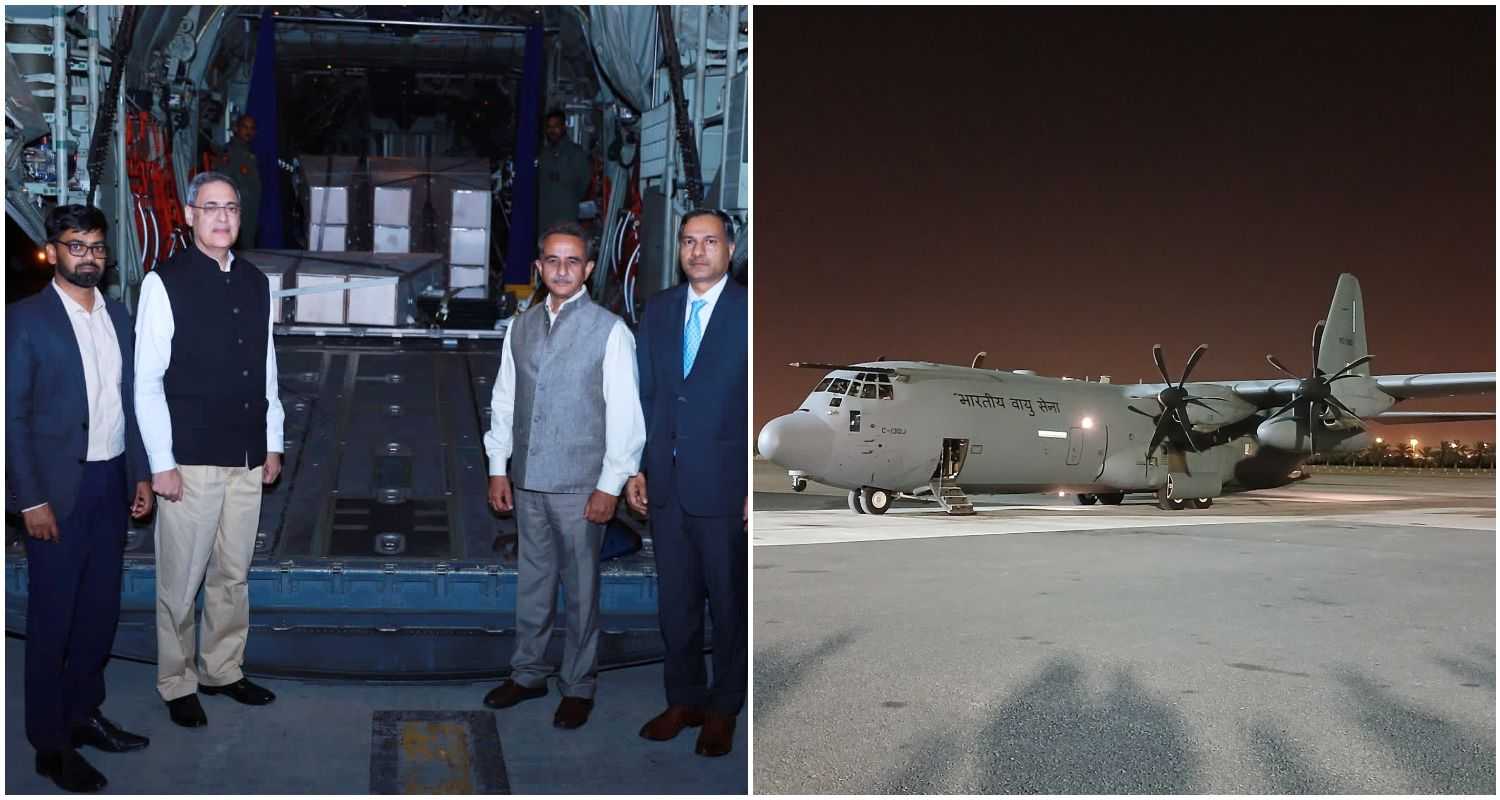 A special IAF aircraft, carrying the mortal remains of 45 Indian victims of the Kuwait fire incident, departs for Kochi. Minister Kirti Vardhan Singh, who coordinated the repatriation, is onboard.