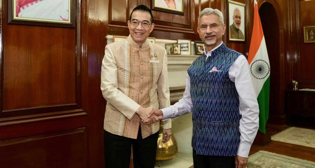 External Affairs Minister S. Jaishankar met with his Thai counterpart, Maris Sangiampongsa, in New Delhi on Saturday. 