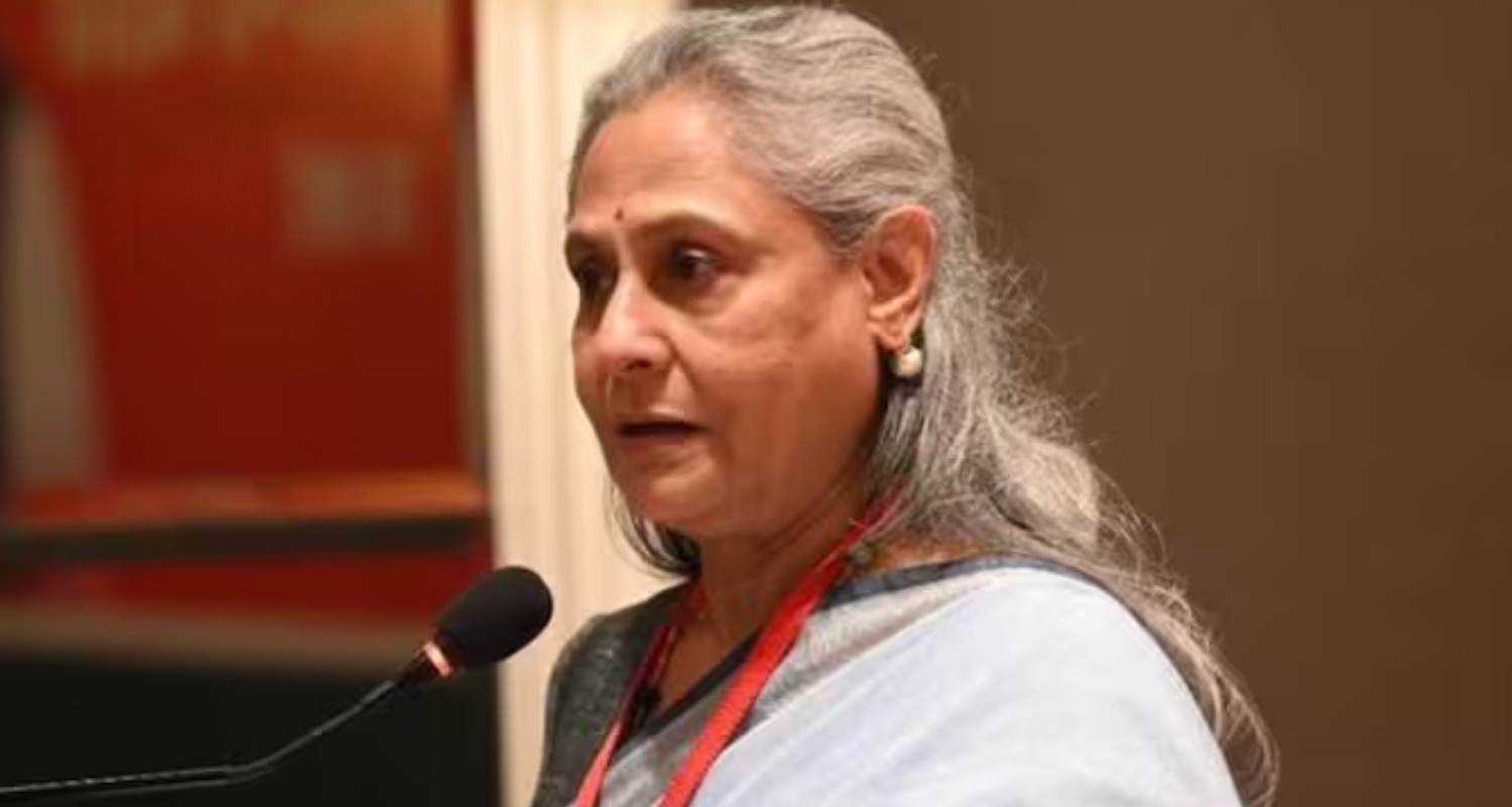 Jaya Bachchan during her address. 