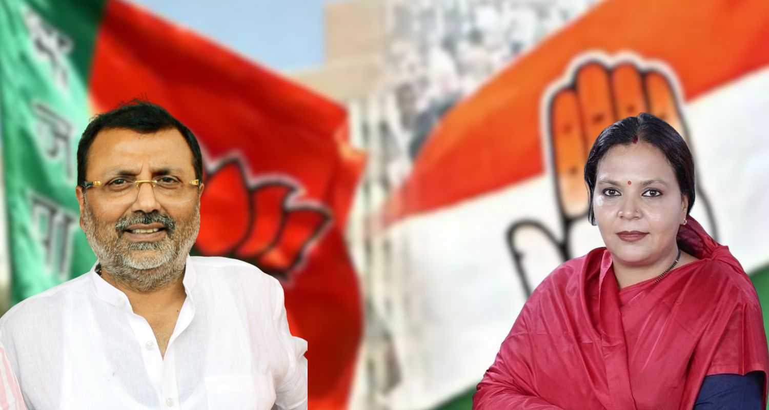 Congress fields Nishikant Dubey's arch-rival Deepika Pandey from same seat 