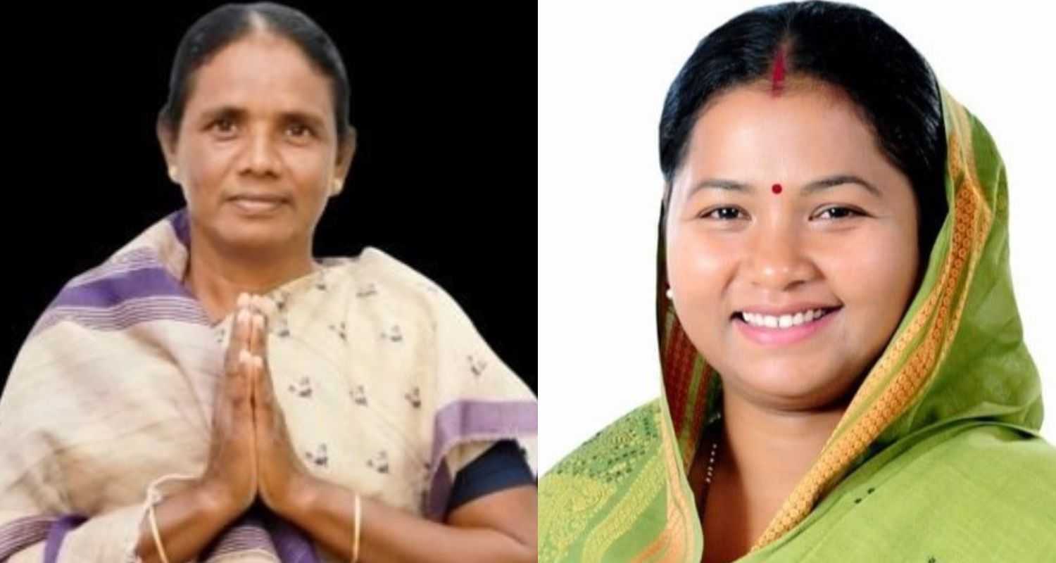 Joba Manjhi (left) and Geeta Koda (right). 