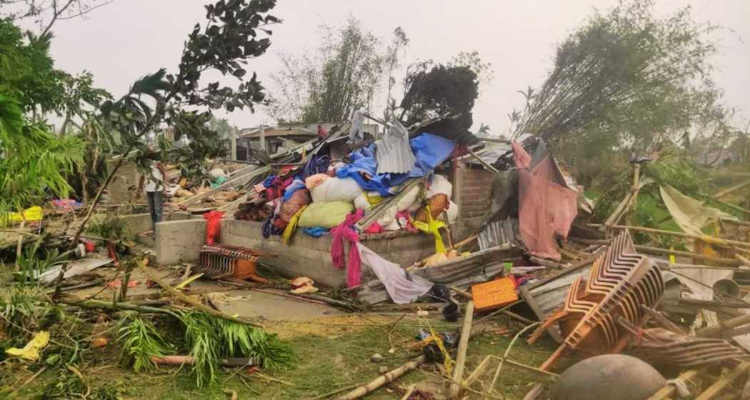 Aftermath of deadly storm: Residents of Jalpaiguri struggle to rebuild amid devastation.