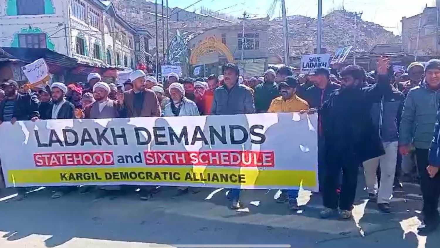 Kargil protests led by KDA