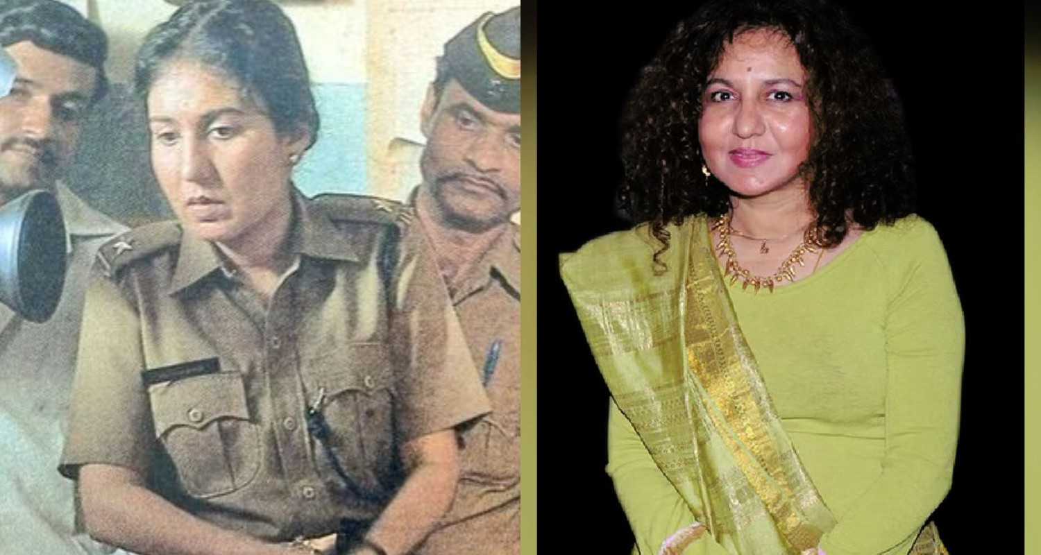 Kavita Chaudhary as an IPS officer during shooting of TV serial 'Udaan'.