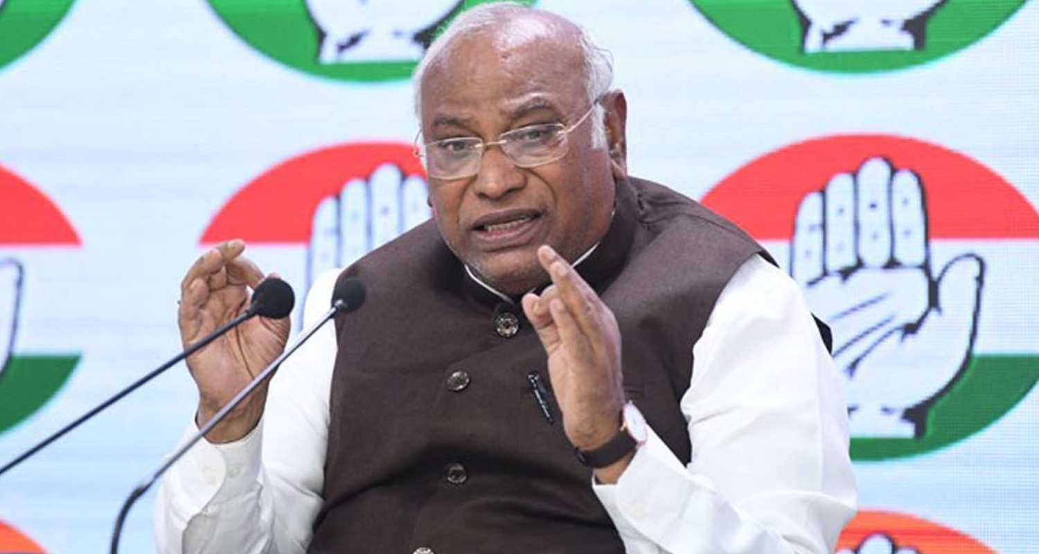 Congress President Mallikarjun Kharge. 