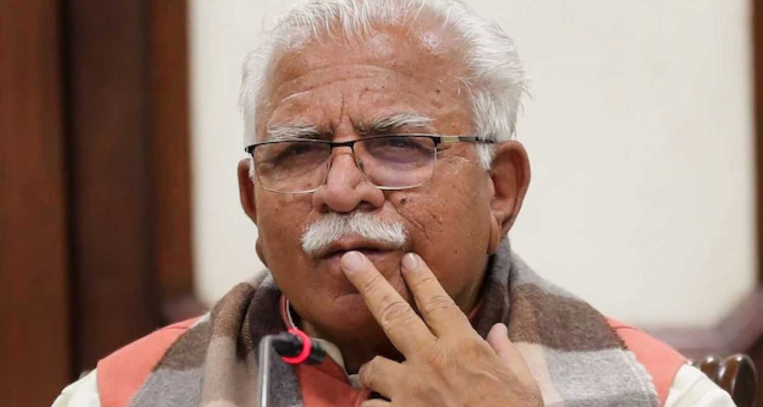 Former Haryana Chief Minister Manohar Lal Khattar. 