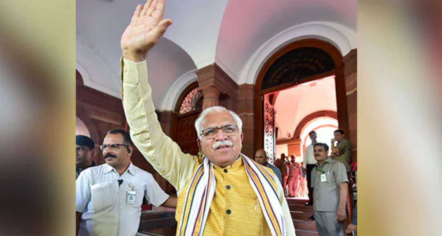 Image of Manohar Lal Khattar. 