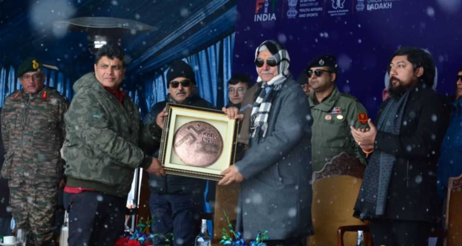 Khelo India Winter games inaugurated in J&K, LG Sinha lauds state athletes