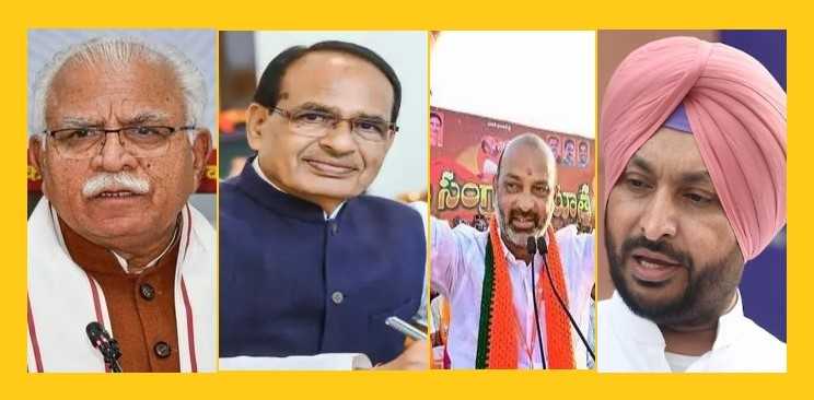 BJP leaders Manohar Lal Khattar, Shivraj Singh Chouhan, Bandi Sanjay Kumar and Ravneet Singh Bittu are likely to be among the new faces in the Union Council of Ministers to be sworn on Sunday evening.