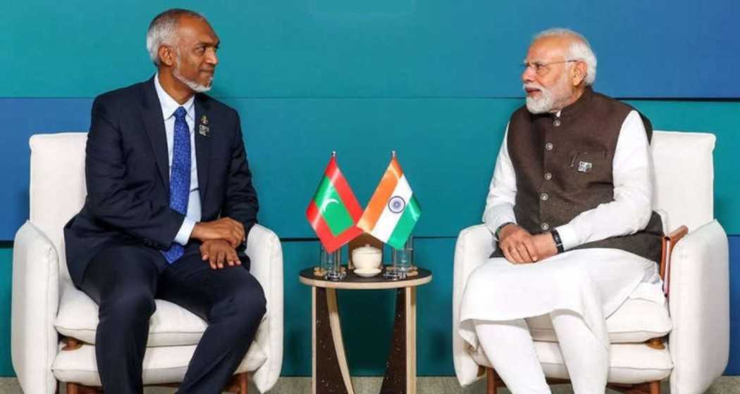 Maldives President Mohammad Muizzu and Indian Prime Minister Narendra Modi.