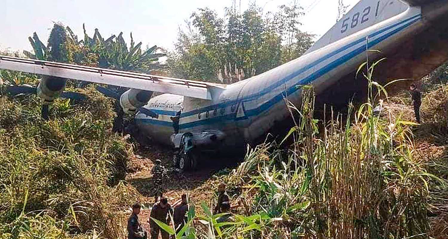 Myanmar military plane crashed in Mizoram, india, International, 