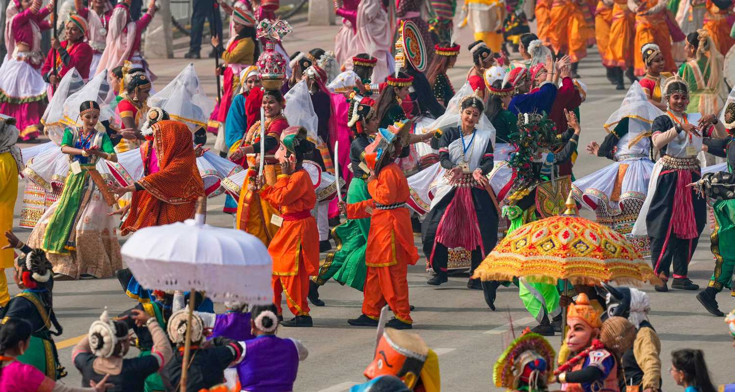 Ayodhya: Devotees gather to enter the Ram temple, in Ayodhya, Tuesday, Jan. 23, 2024. The doors of the Ram temple opened to the general public on Tuesday, a day after the consecration of the new Ram Lalla idol.