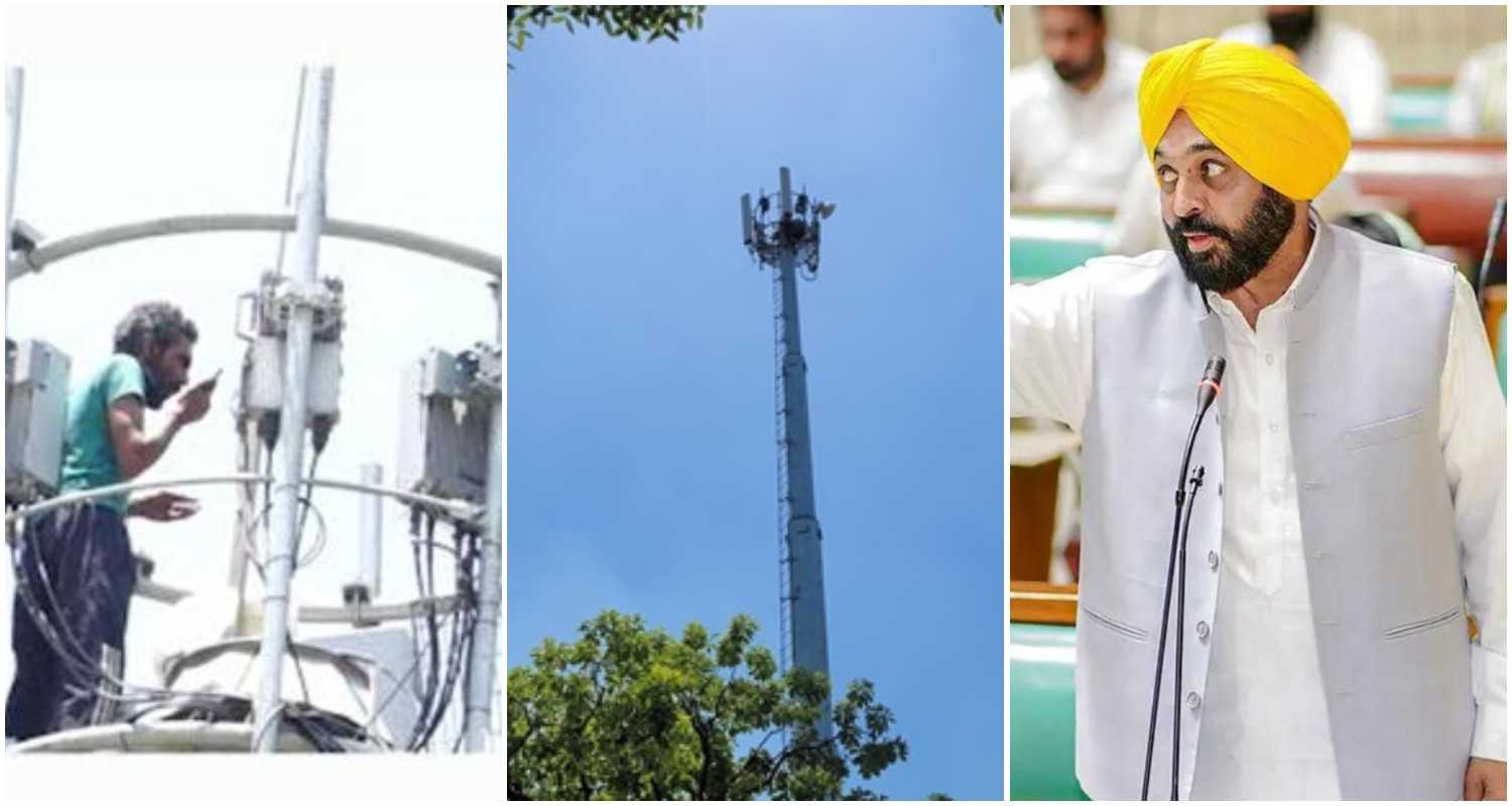 Vikram from Haryana's Jind, frustrated with a land dispute in Punjab's Mansa, climbed the tower. Police convinced him to descend after 5 hours with a skylift ladder.