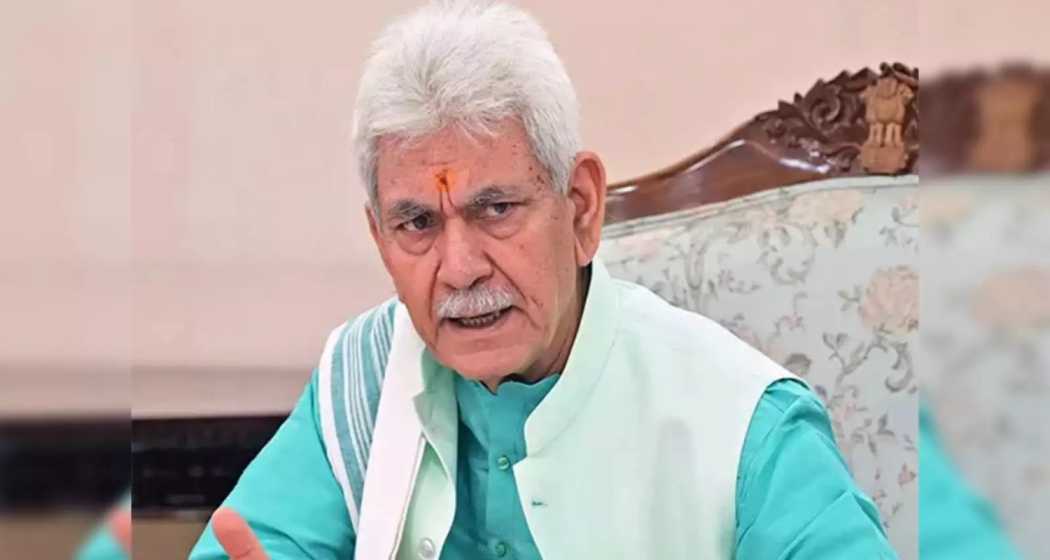 File photo of Jammu and Kashmir Lieutenant Governor Manoj Sinha.