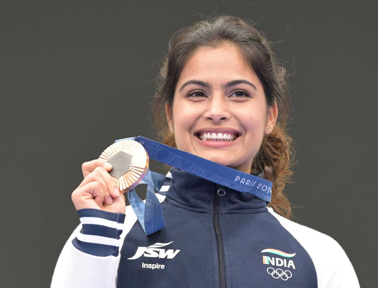 "This success is even more special as she becomes the first woman to win a medal in shooting for India. An incredible achievement!" he tweeted on X.