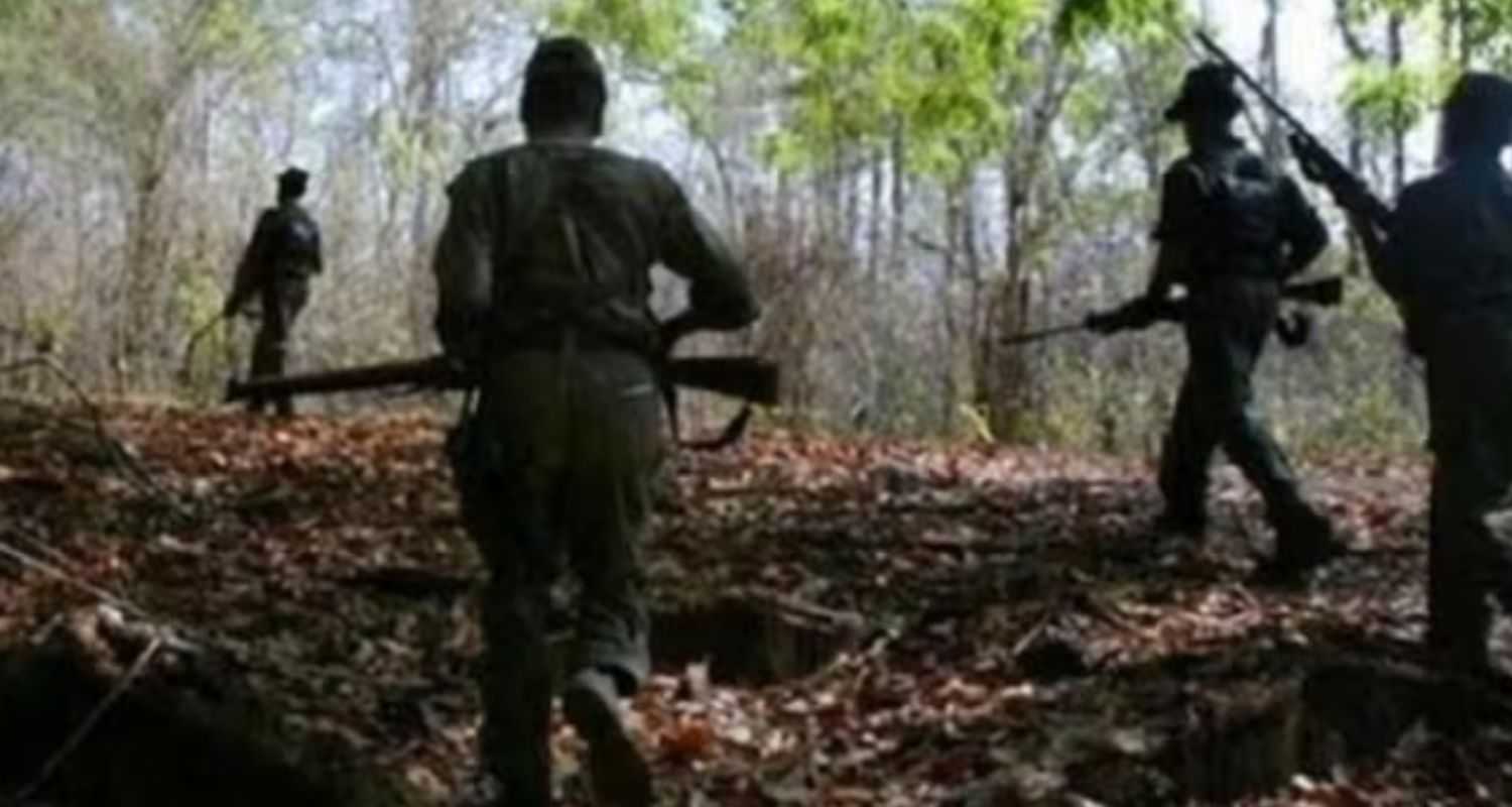 Maoists in a Jharkhand forest.