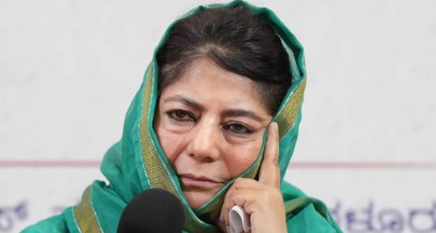 Mehbooba Mufti. 