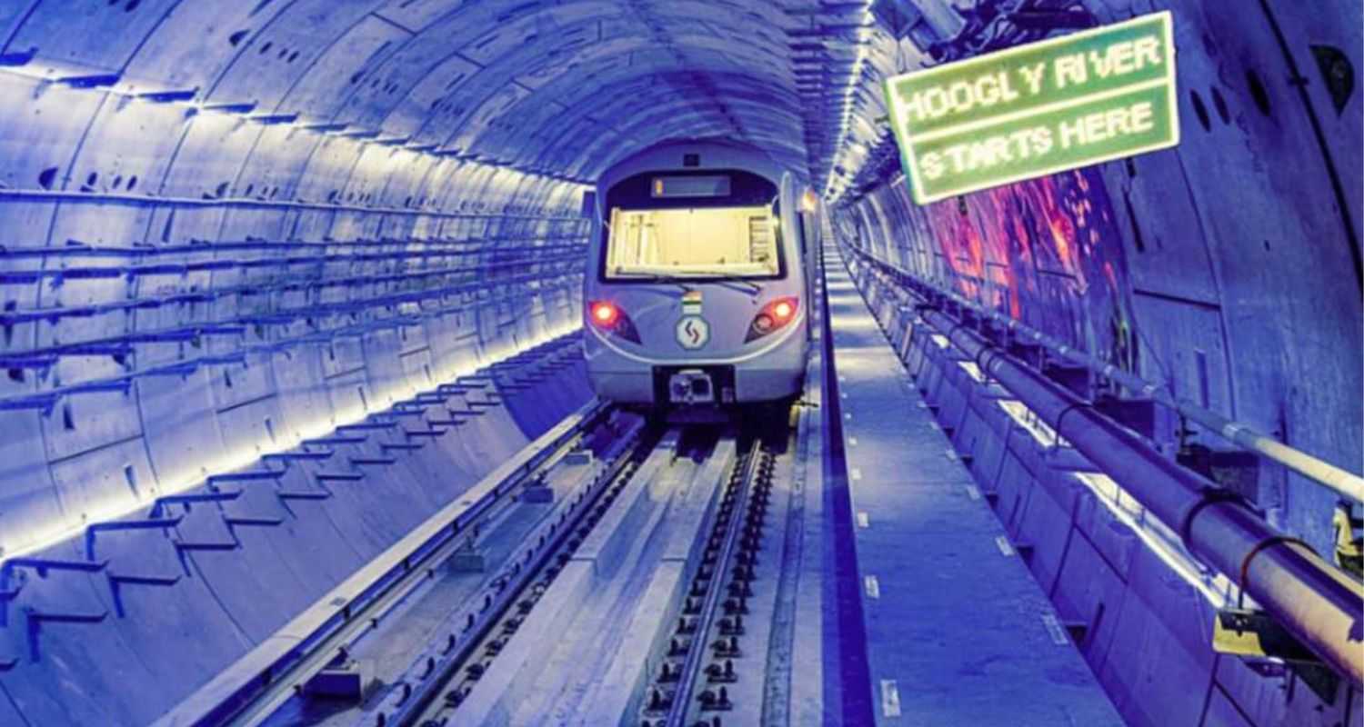 India's first underwater metro.