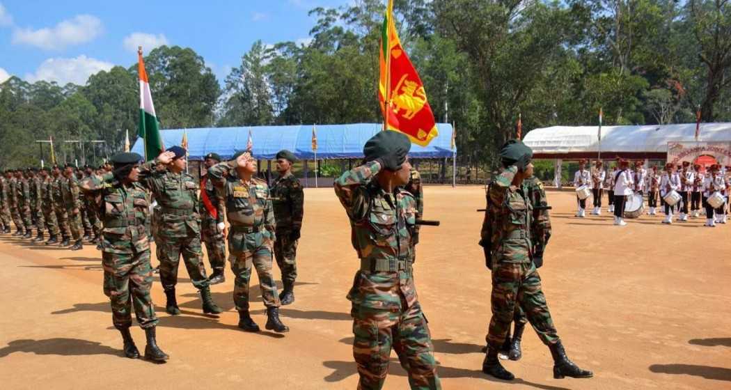 A joint exercise between the militaries of India and Sri Lanka got underway in the island nation on Monday.