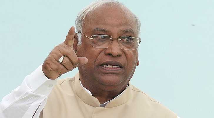 The BJP is raising emotive issues to hide its failures Congress president Mallikarjun Kharge asked party leaders and workers to unite to win the upcoming Lok Sabha polls