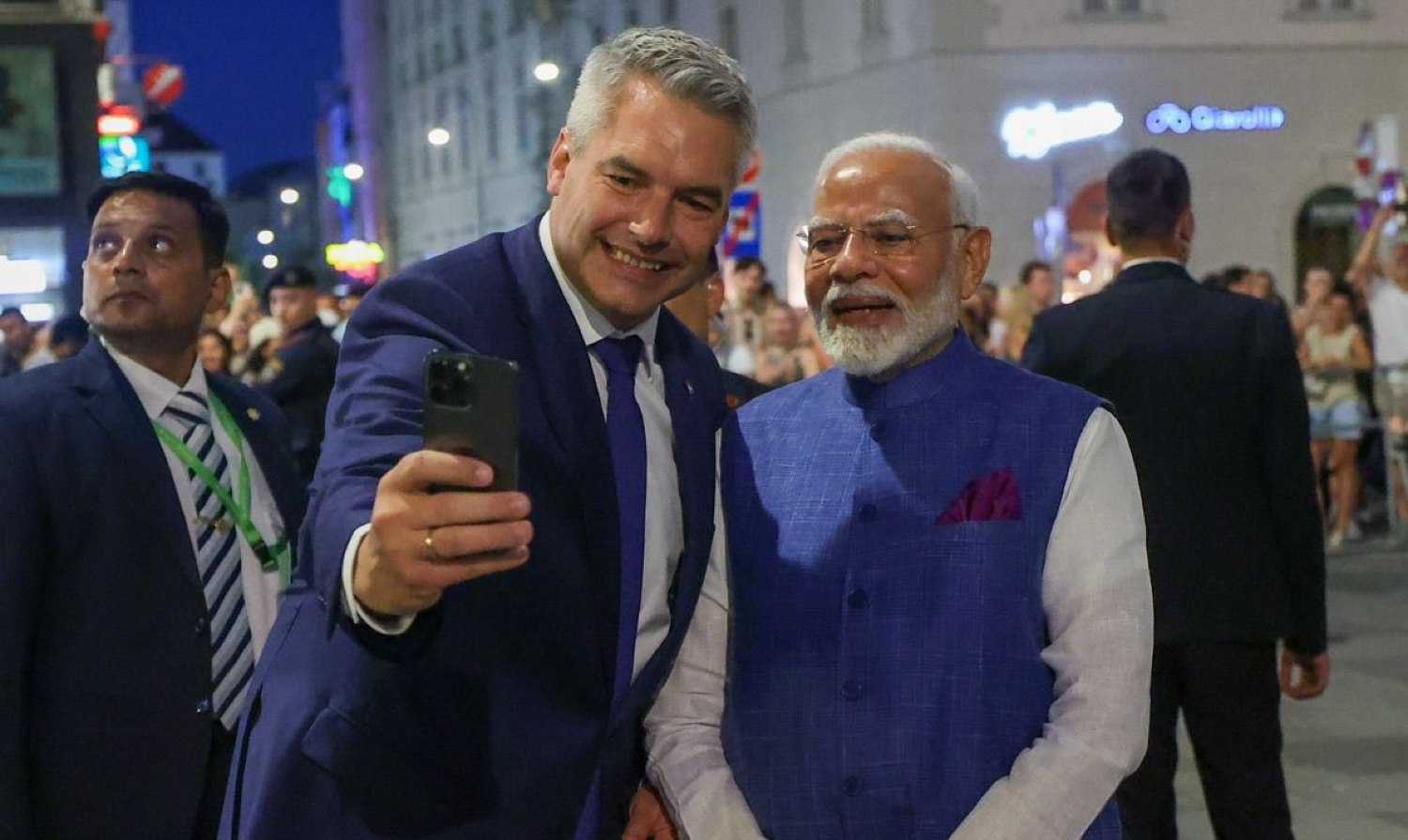 Austrian Chancellor hosts PM Modi for dinner in Vienna