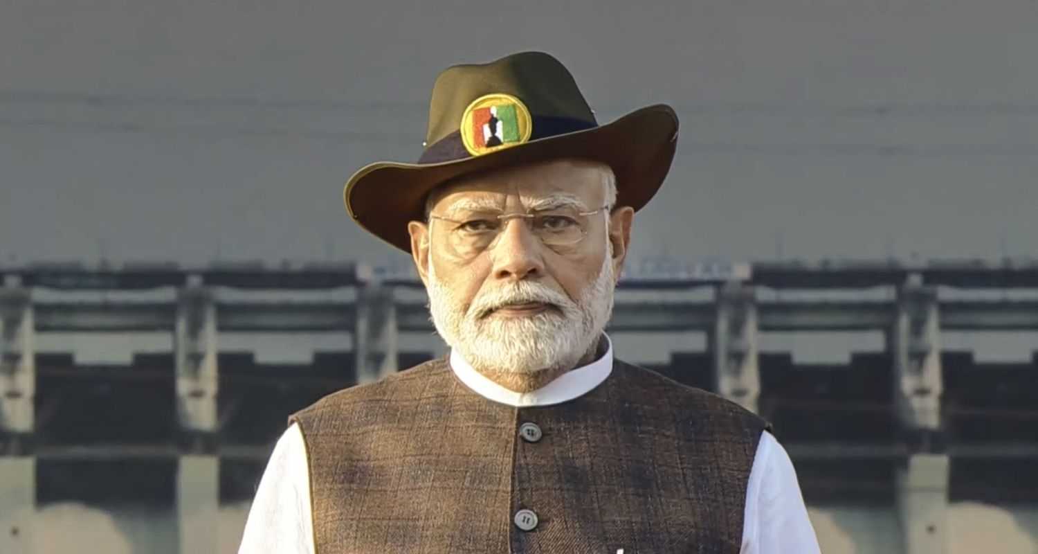 Prime Minister Narendra Modi attends the Ekta Diwas Parade at the Statue of Unity on the occasion Sardar Vallabhbhai Patel's birth anniversary, in Kevadia, Thursday.