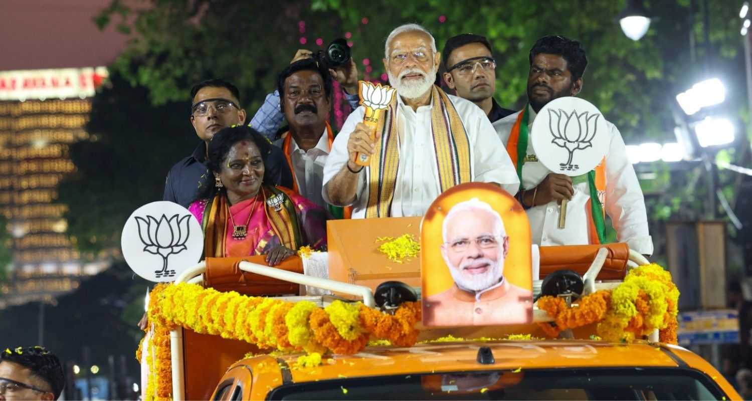 PM Modi in Tamil Nadu.