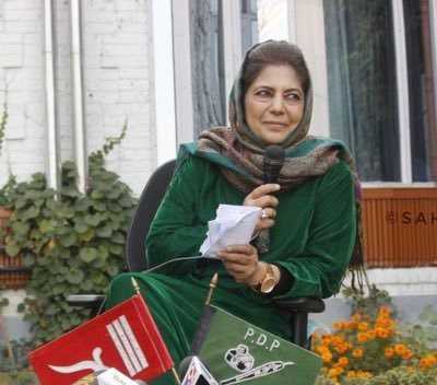 Flying solo: PDP president Mehbooba Mufti has decided to field her candidates in all the Lok Sabha seats in Kashmir