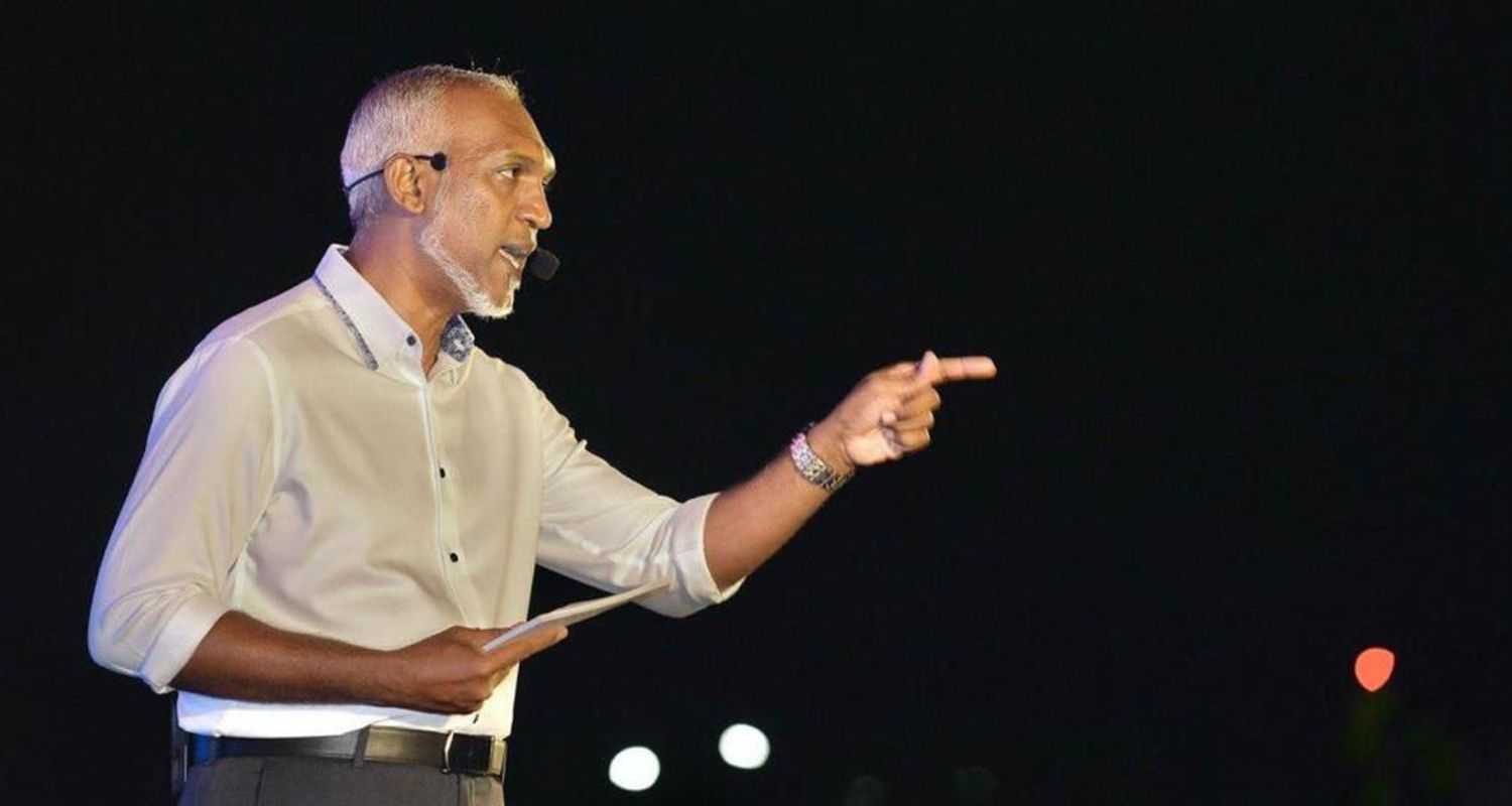 Maldives President Mohamed Muizzu.