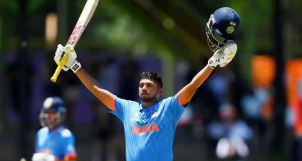 Indian batter Musheer Khan scored his second century in 2024 U19 World Cup