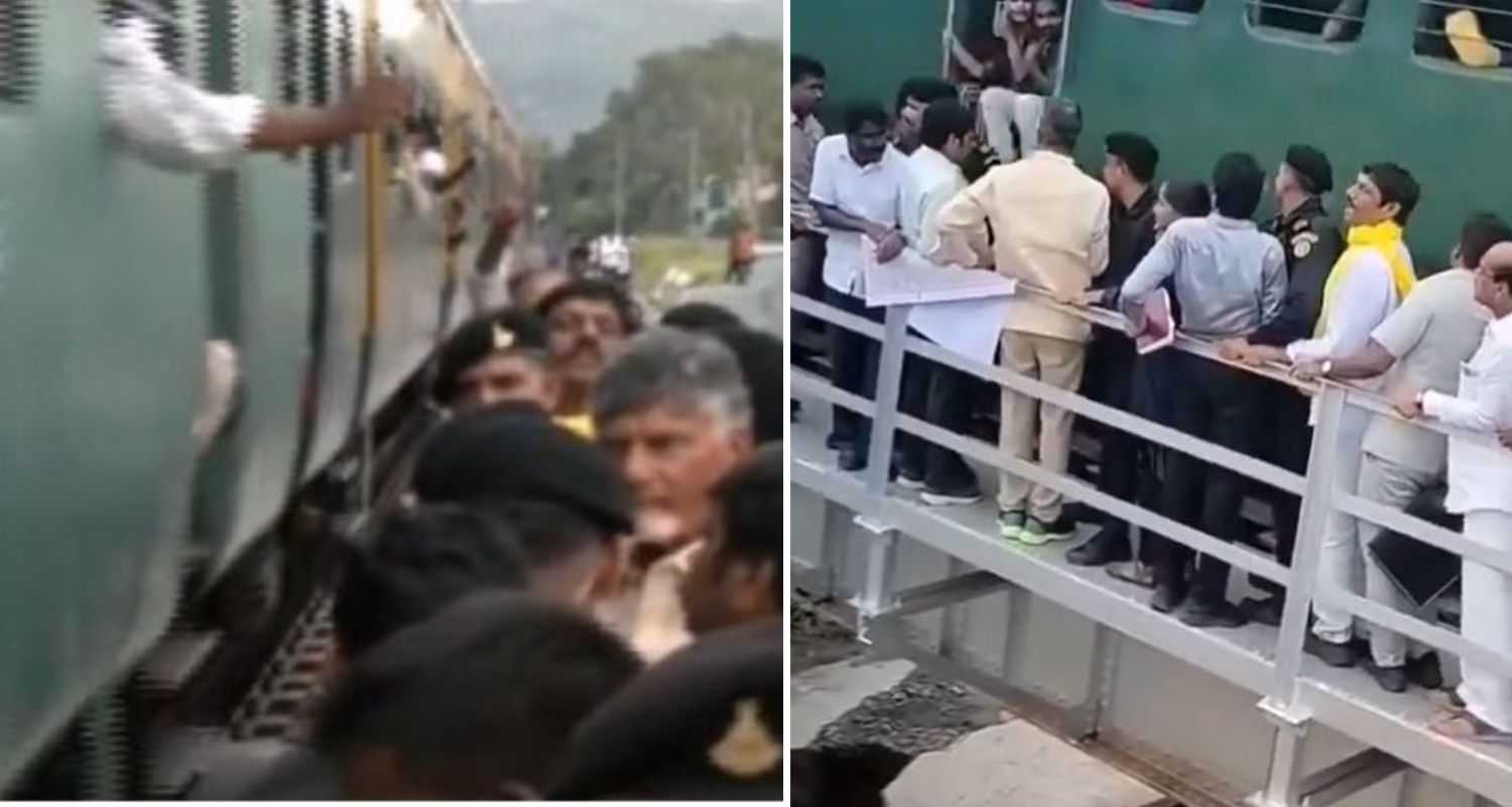 Naidu escapes train accident during flood inspection
