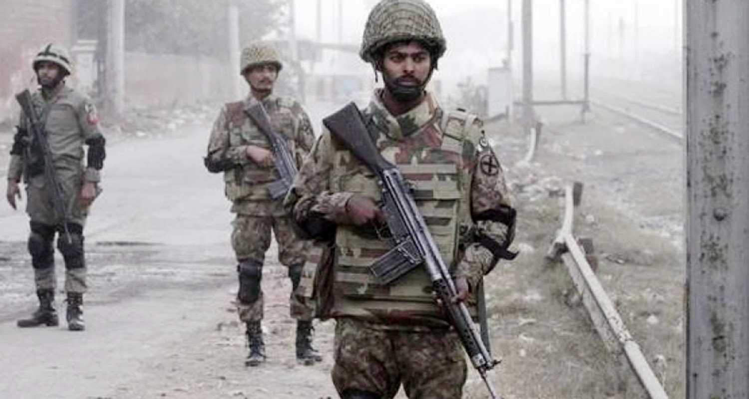 Six security forces personnel were killed and 11 others injured in a terror attack on a security check post in the intervening night of Thursday and Friday in Pakistan's restive Khyber Pakhtunkhwa province bordering Afghanistan, officials said.