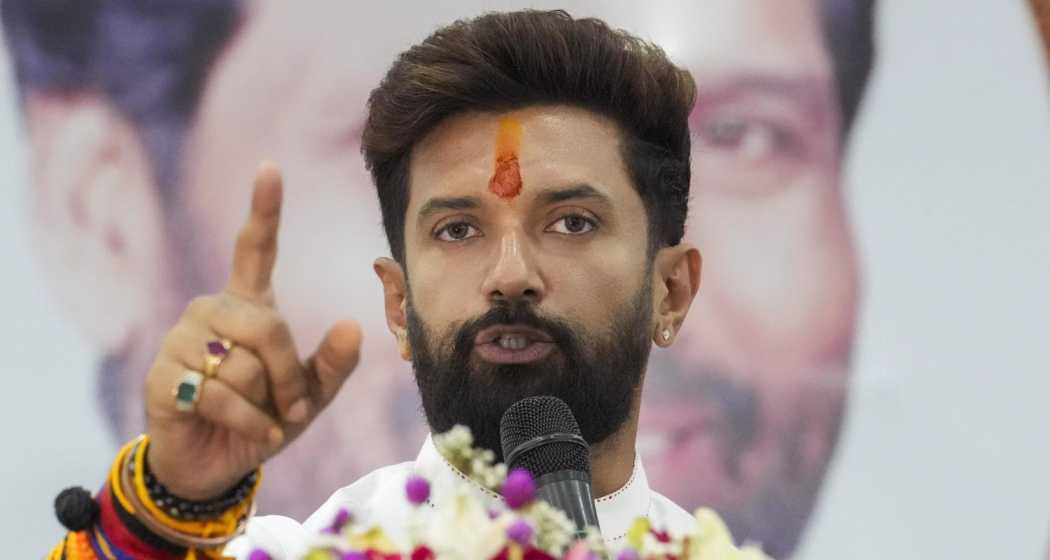 Union Minister and Lok Janshakti Party (Ram Vilas) chief Chirag Paswan. File photo.