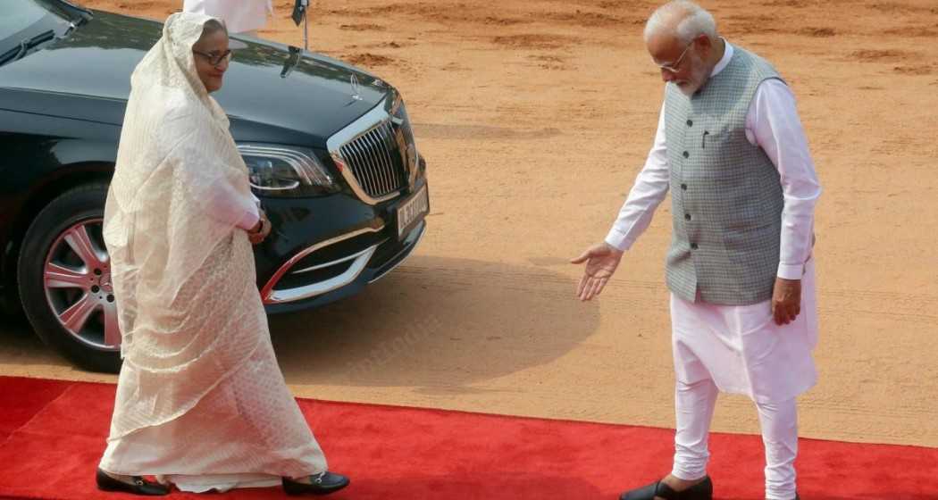 File photo of Bangladesh Prime Minister Sheikh Hasina and Indian PM Narendra Modi.