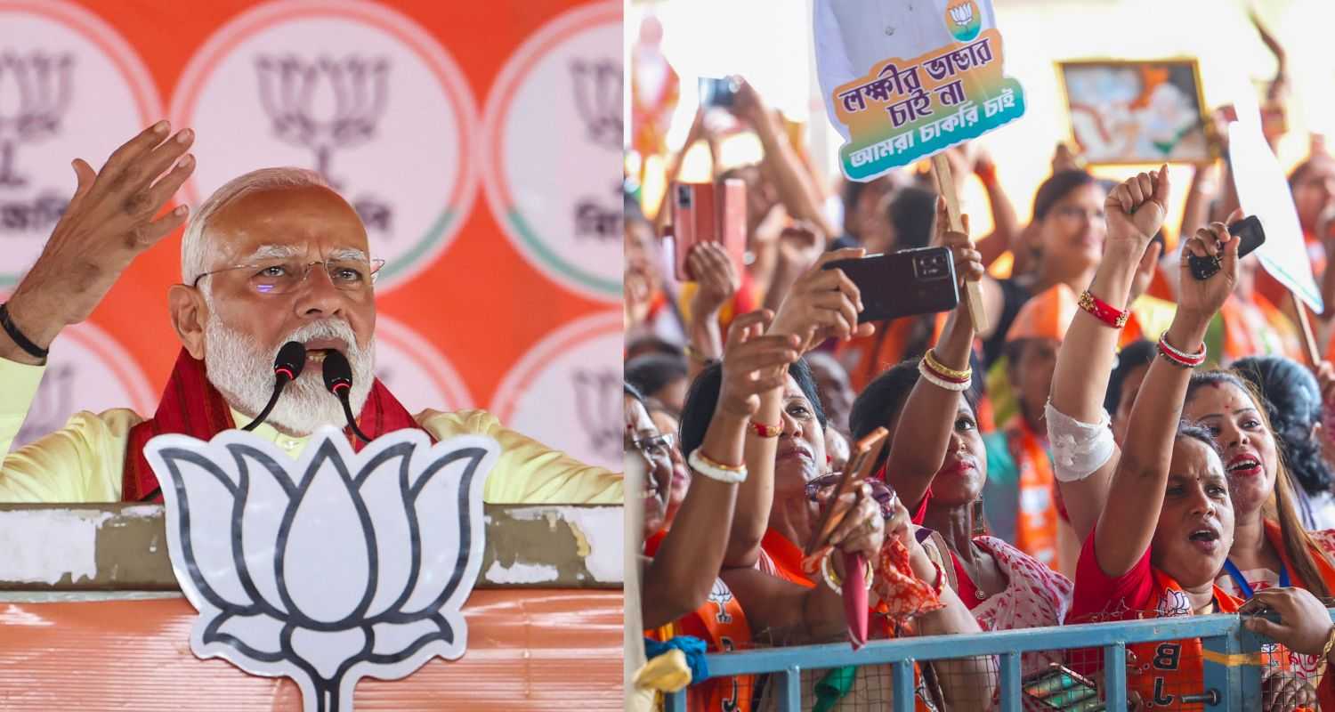 PM Modi in Bengal.