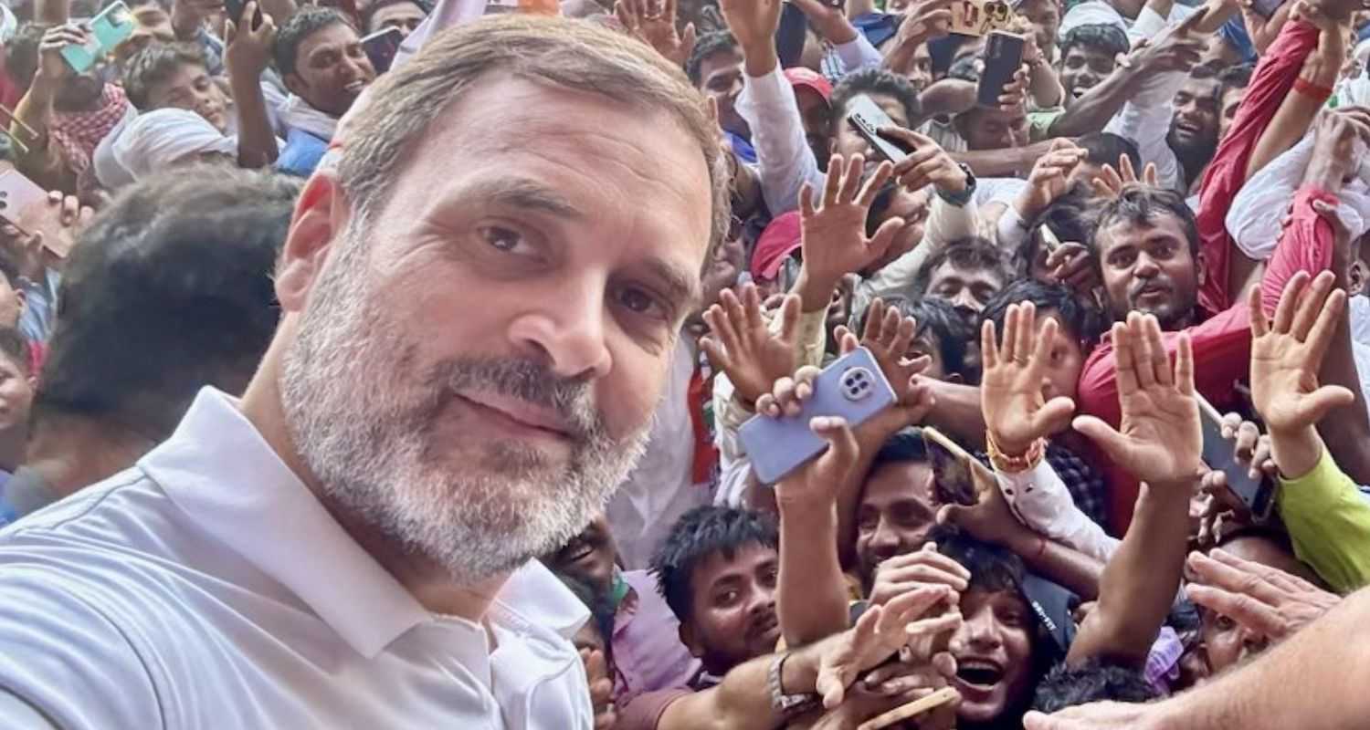 Rahul Gandhi takes lead in Wayanad. 