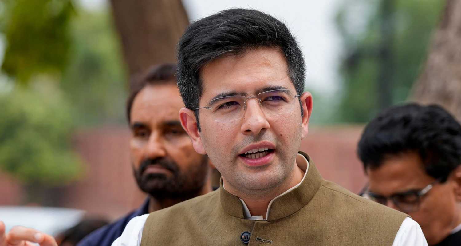  AAP Rajya Sabha MP Raghav Chadha. 