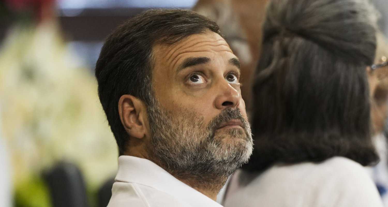 Rahul Gandhi during the Congress Parliamentary Party meeting on June 8