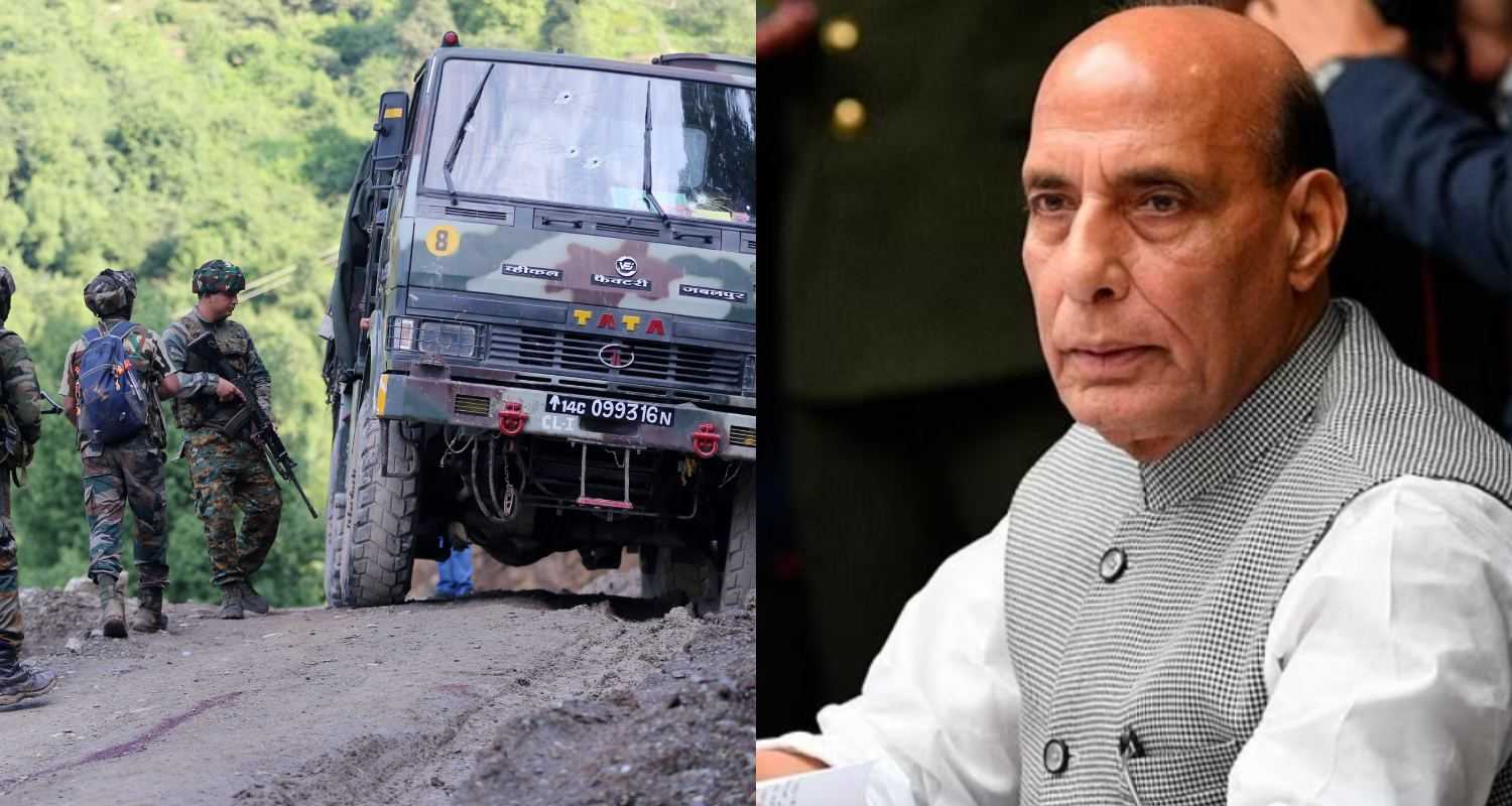 Anguished over loss of jawans in Kathua attack: Rajnath Singh 