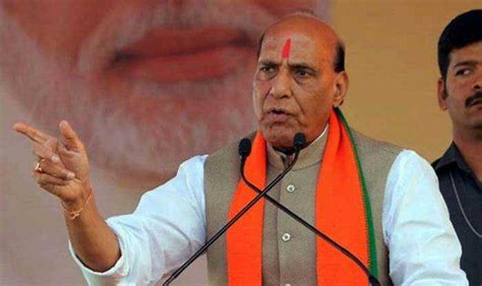 Defence Minister Rajnath Singh on Sunday called on international bodies to address human rights violations in Pakistan-occupied Kashmir (PoK). 