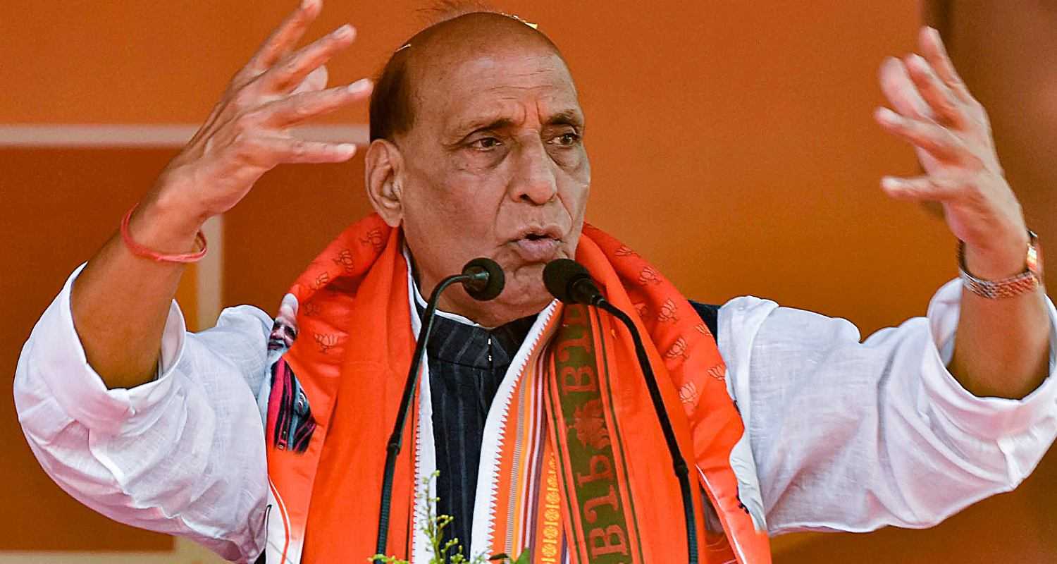 BJP does not discriminate based on religion: Rajnath Singh