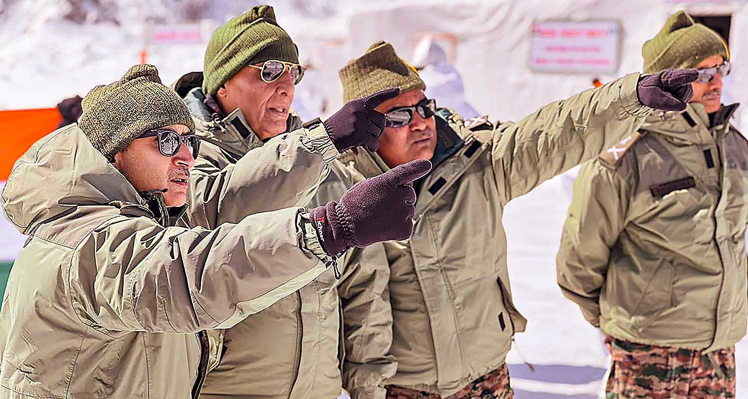 Rajnath Singh at Siachen Base Camp