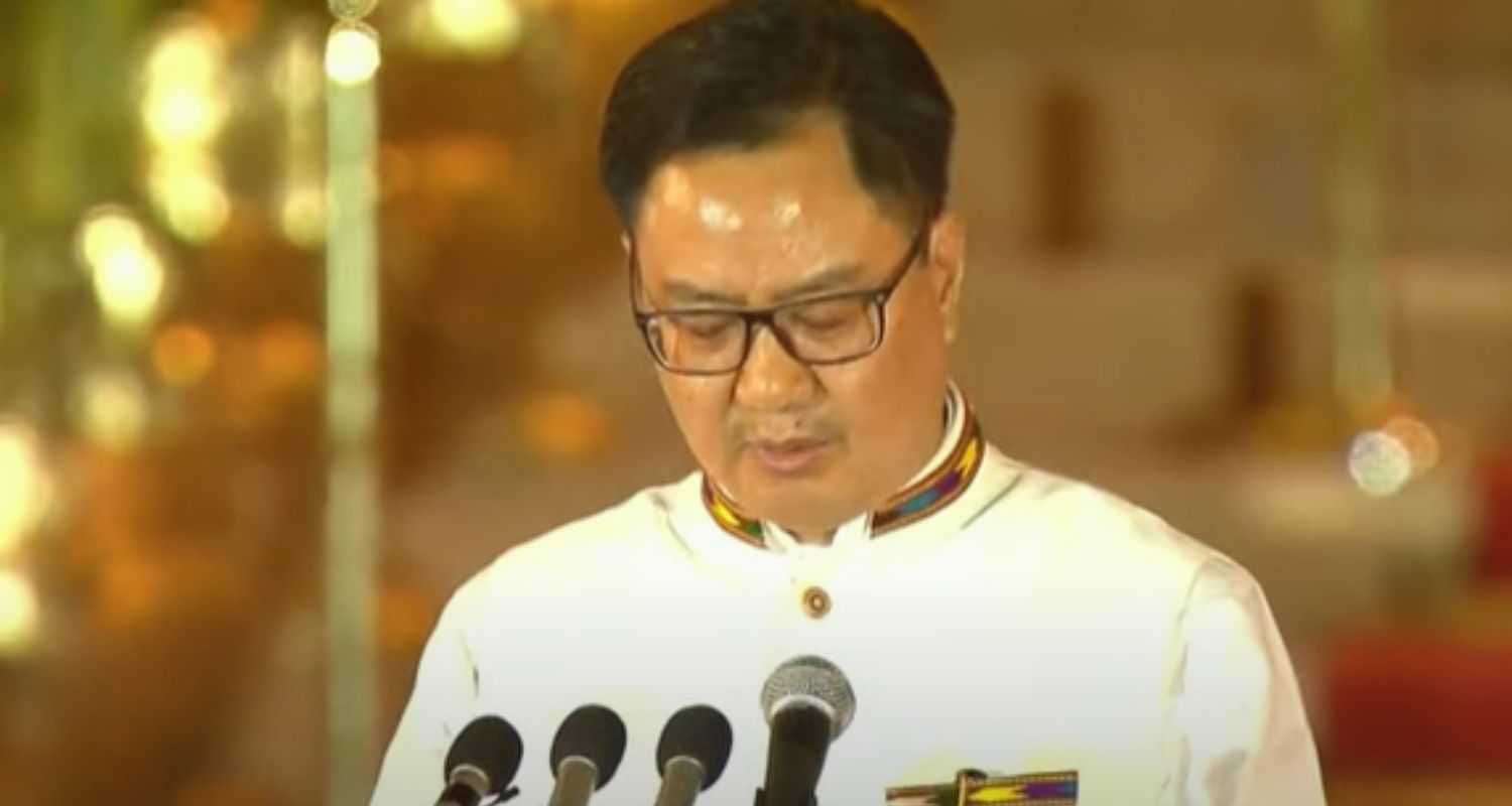 Kiren Rijiju takes oath as cabinet minister in Modi 3.0