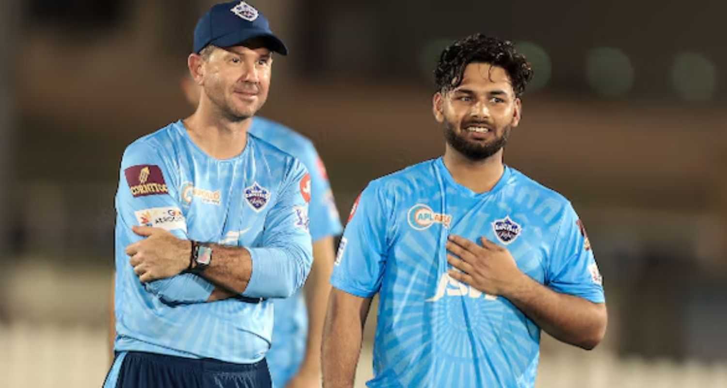 Ricky Ponting and Rishabh Pant. 