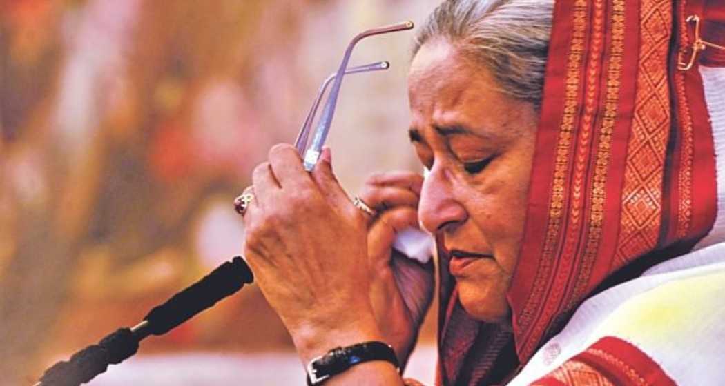 Former Prime Minister and exiled Bangladeshi leader Sheikh Hasina.