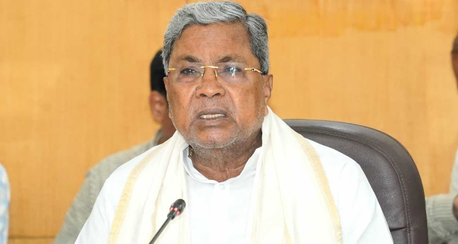 Karnataka CM Siddaramaiah. 