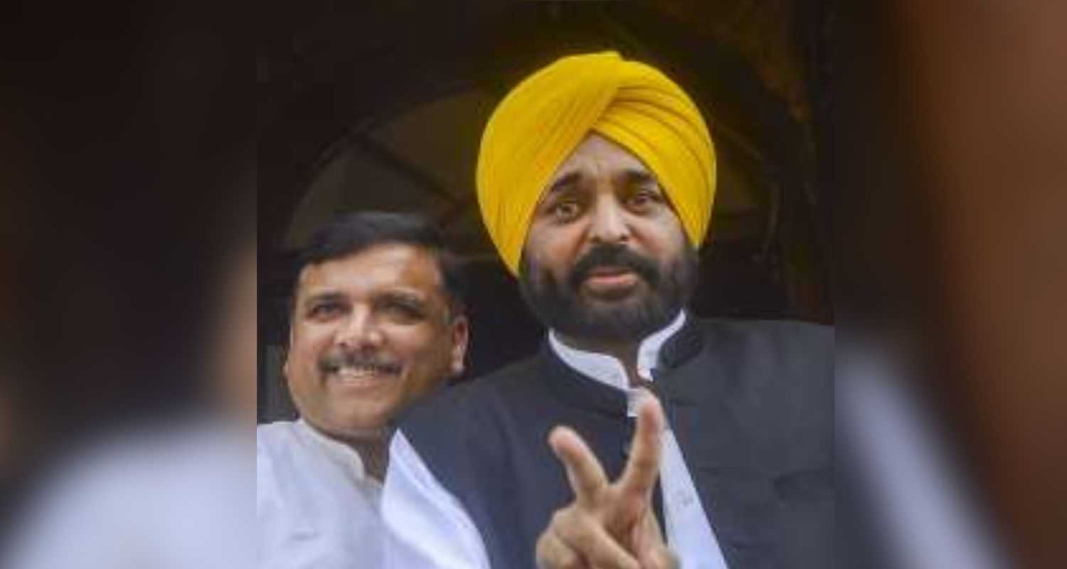 Sanjay Singh and Bhagwant Mann. 