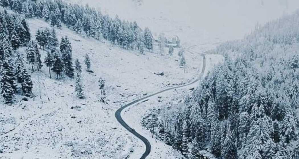 Season’s first snowfall blankets the scenic valley in Jammu and Kashmir's Sonmarg, marking a picturesque start to the snowy season.