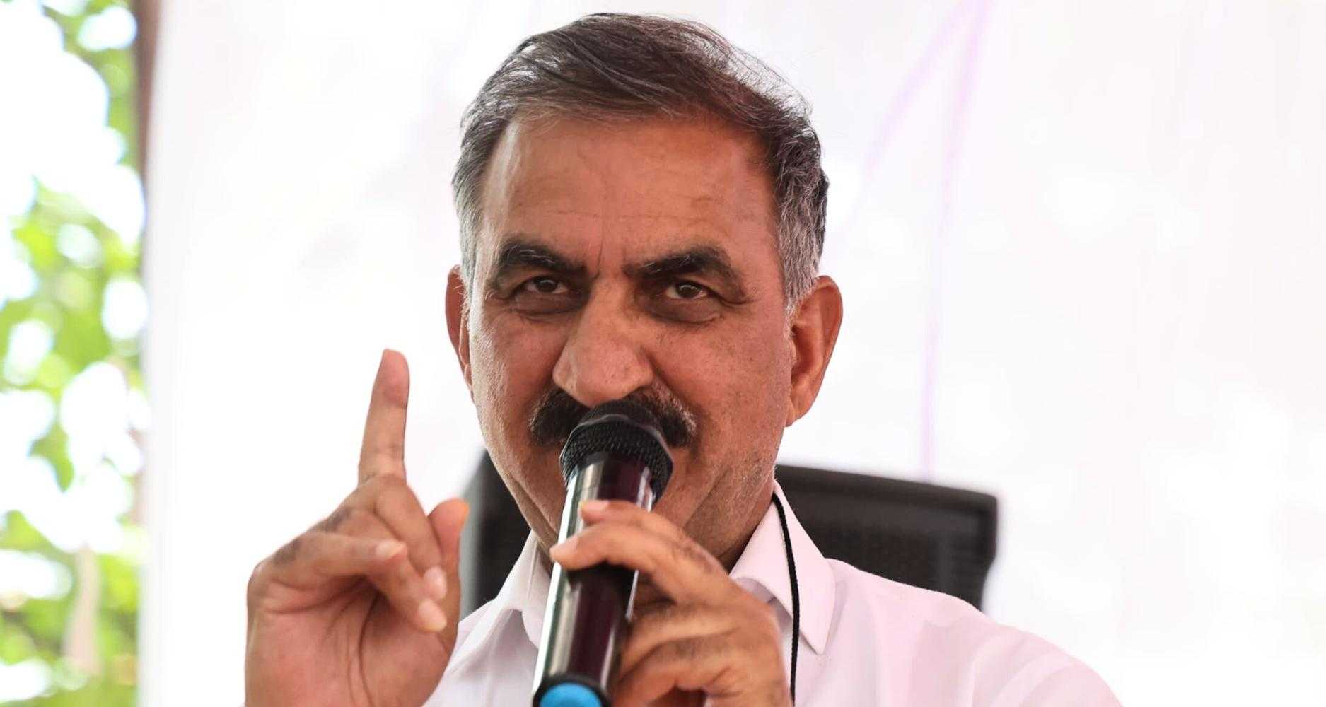 Himachal CM Sukhvinder Singh Sukhu.