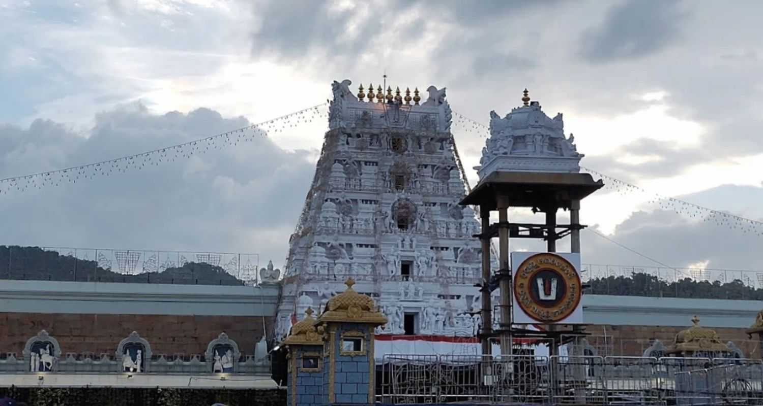 The Tirupati temple. Image via X.